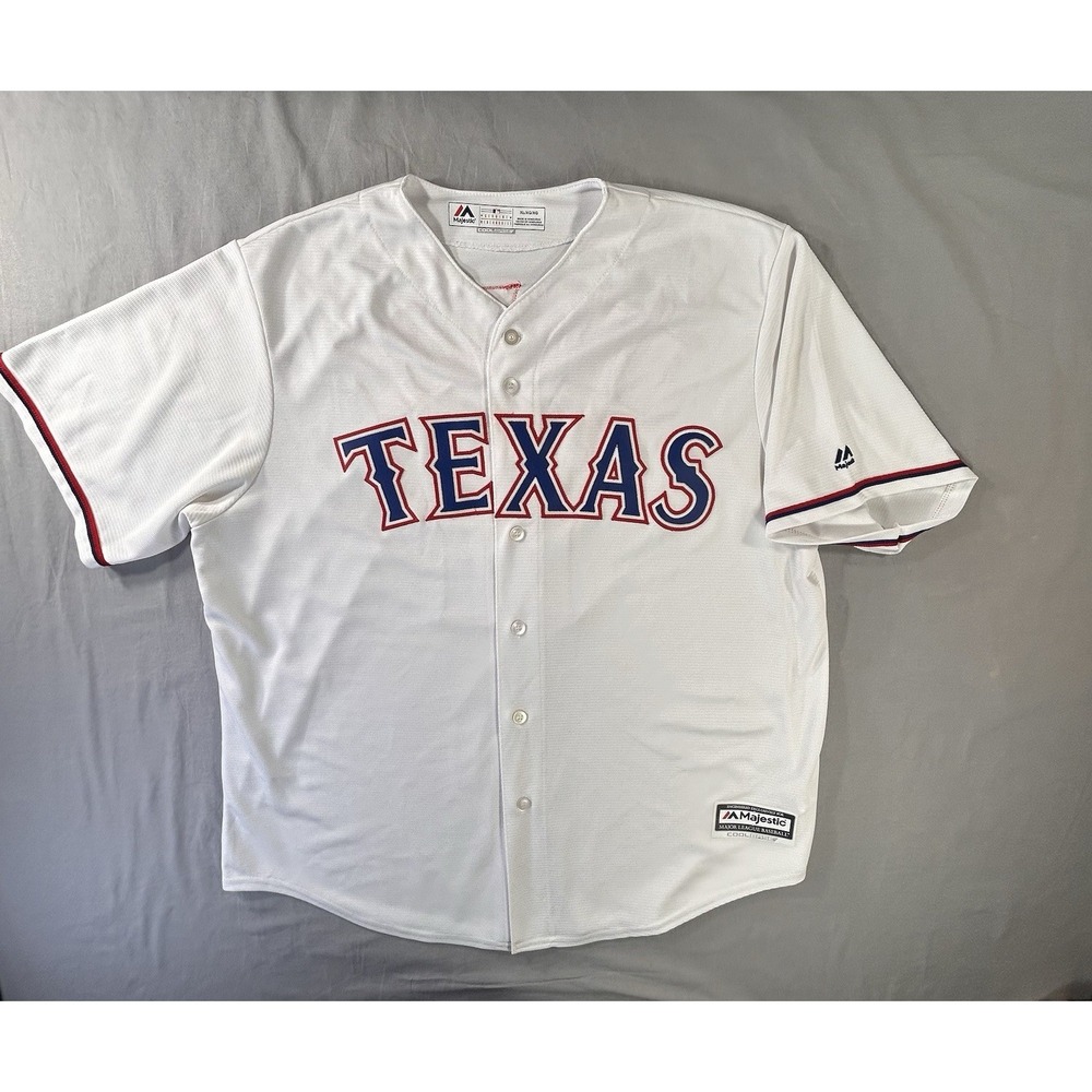 Majestic Coolbase MLB Texas Rangers Darvish Baseball Jersey Men's XL